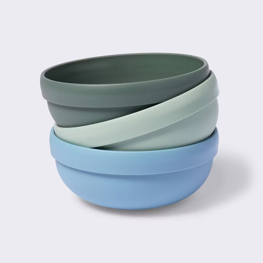 Set de 3 bowls de plastico