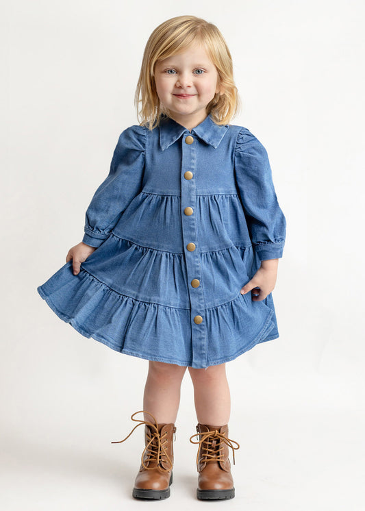 Denim dress