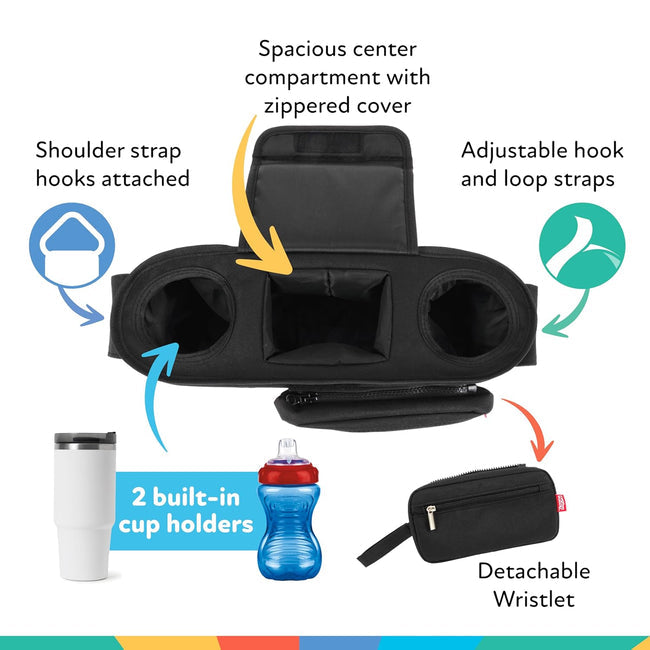 Nuby - deluxe stroller organizer