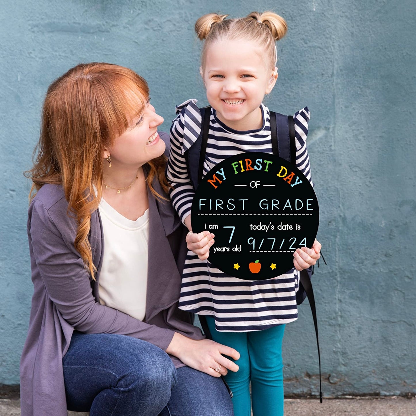 First & last day chalkboard