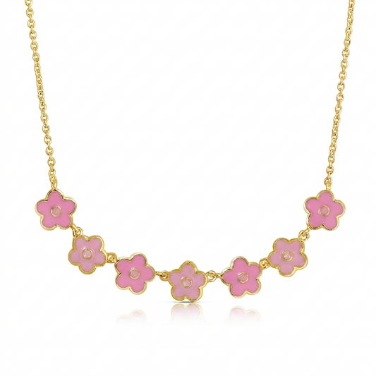 Flower Link Necklace
