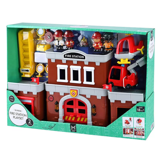 Fire station playset