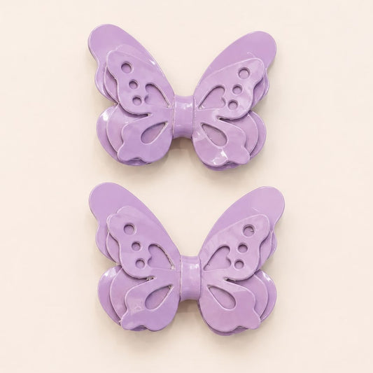Set de clips mariposa 4.5 cm
