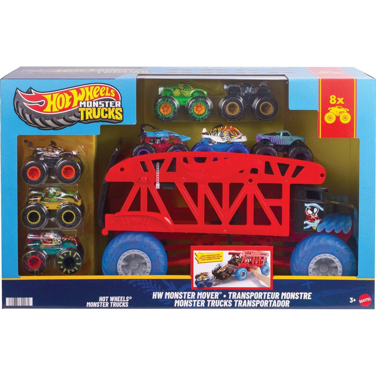 Hot wheels - transportador de monster trucks