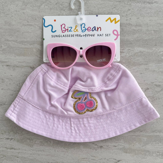 Sunglasses and bucket hat set