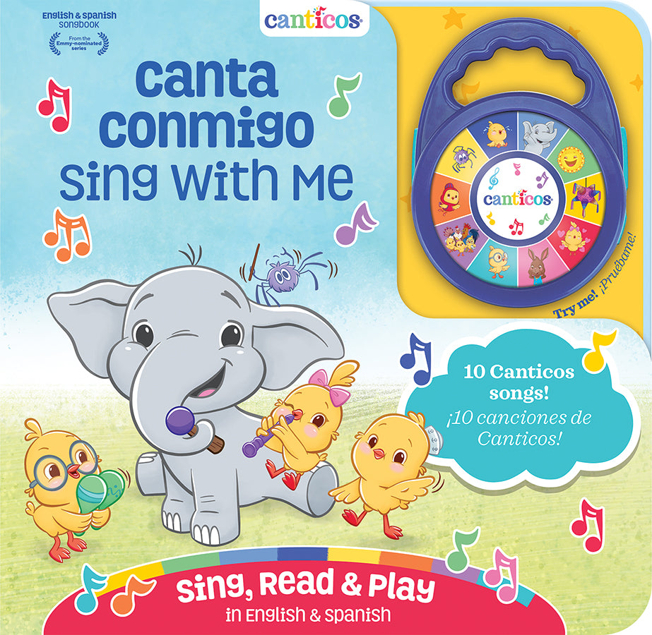 Canticos canta conmigo bilingüe. sing, read & play