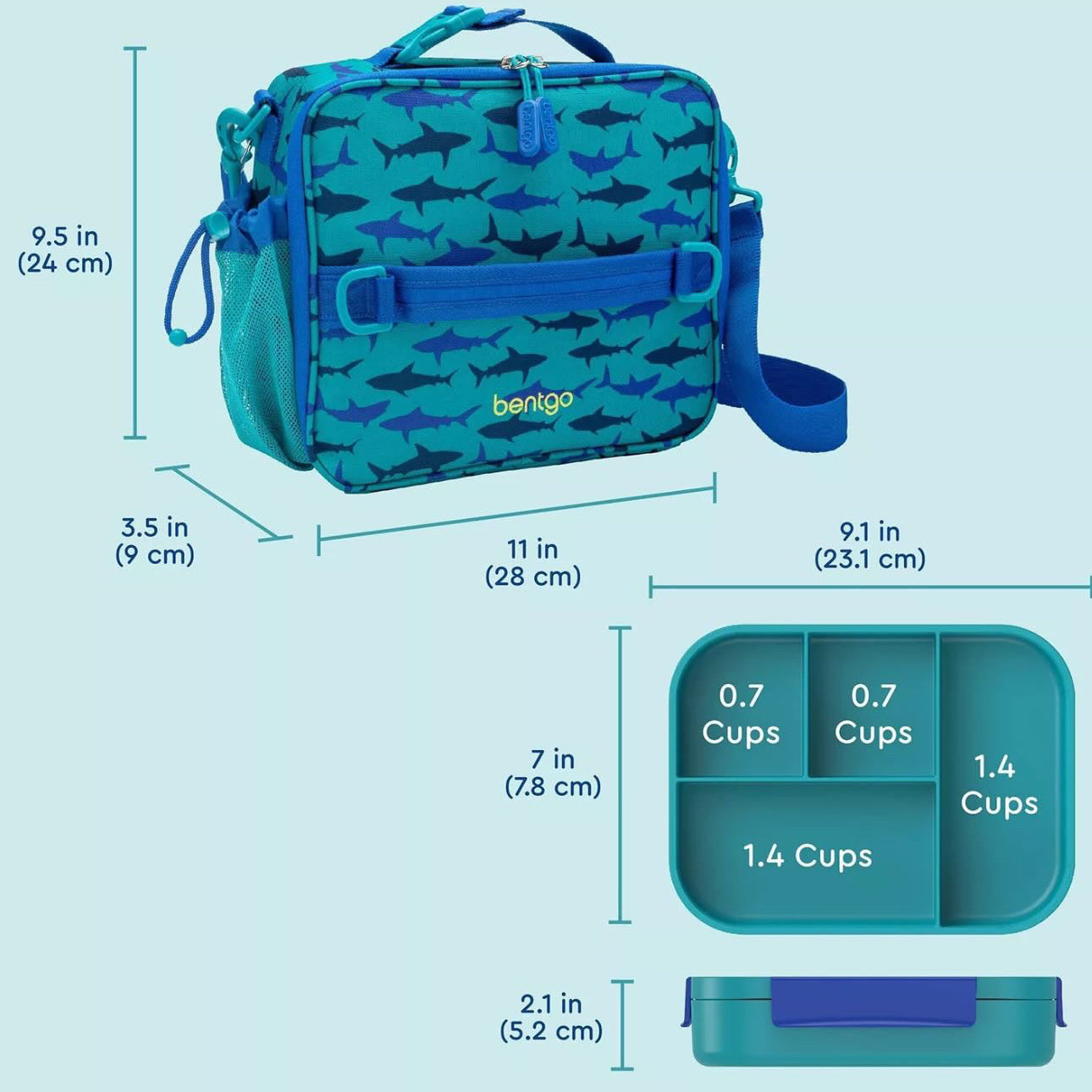 Bentgo - Lunch box and deluxe insulated lunch bag