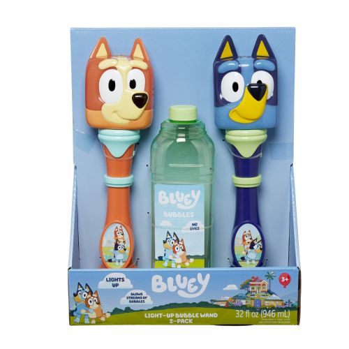 bubble wand 2 pack bluey light up