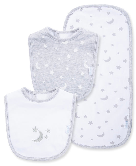 Moon & stars Bib-burp