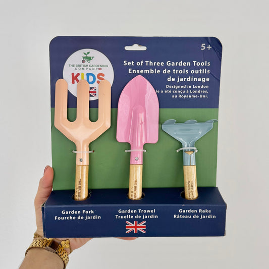 Set of three garden tools