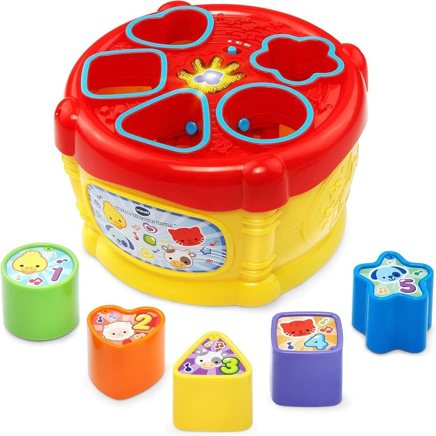 Sort and discover drum con luces y sonidos