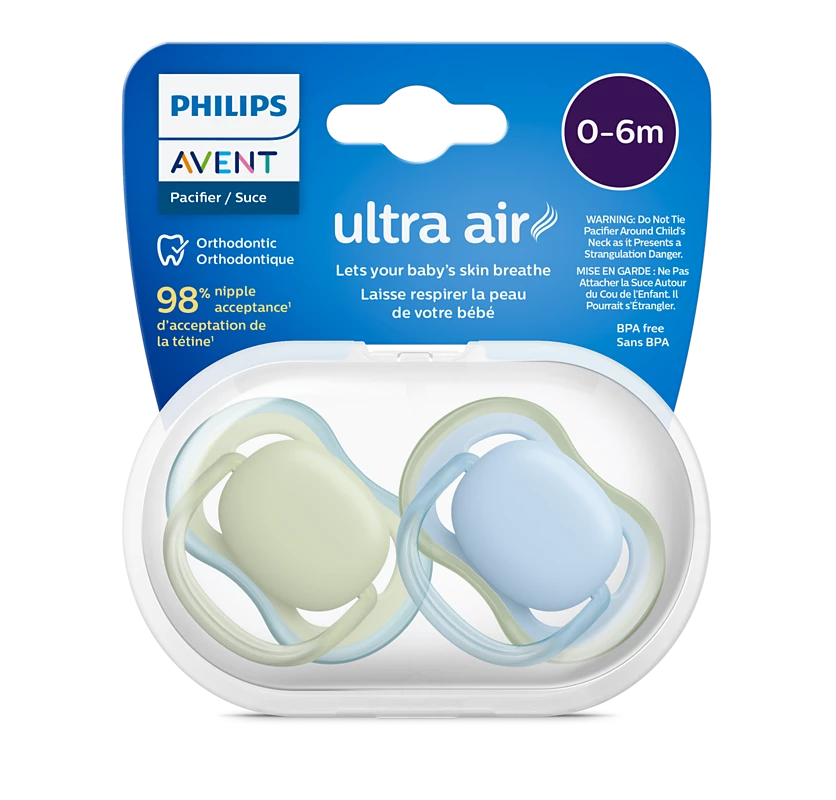 Set de 2 chupetes ultra air