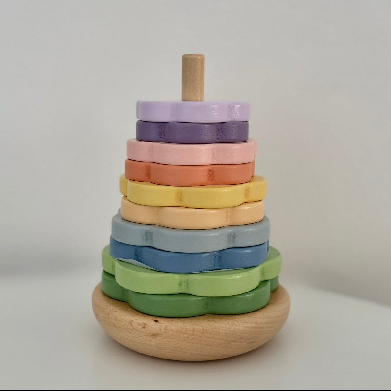Rainbow flower stacker