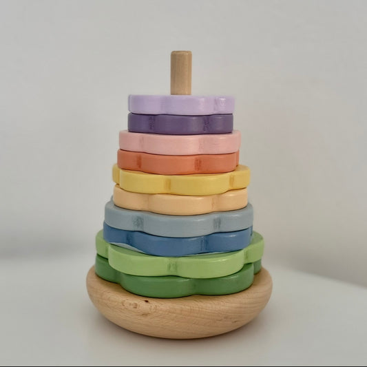 Rainbow flower stacker