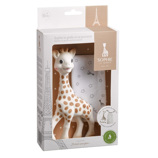 Sophie la girafe & her pouch