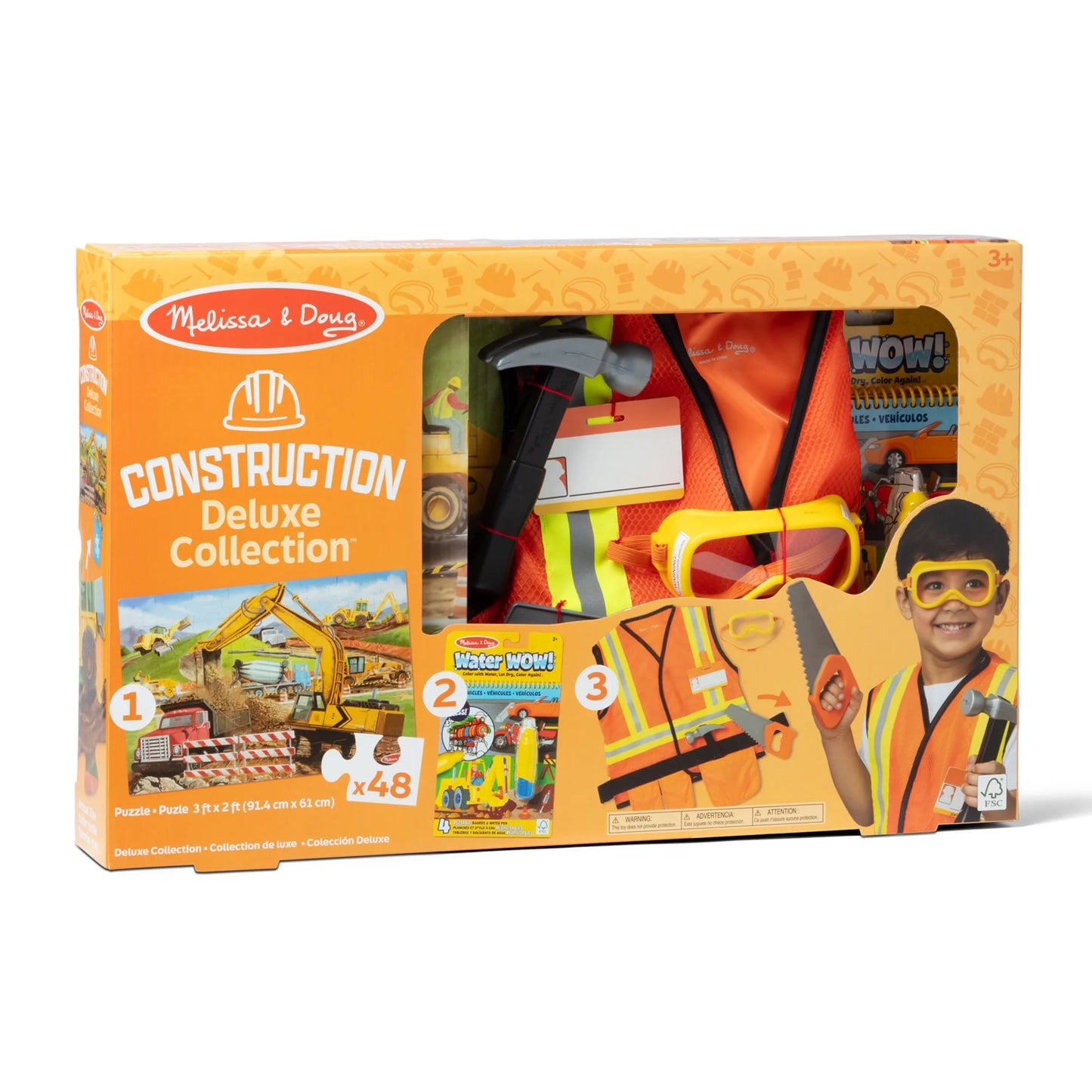 Construction deluxe colletion set melissa and doug