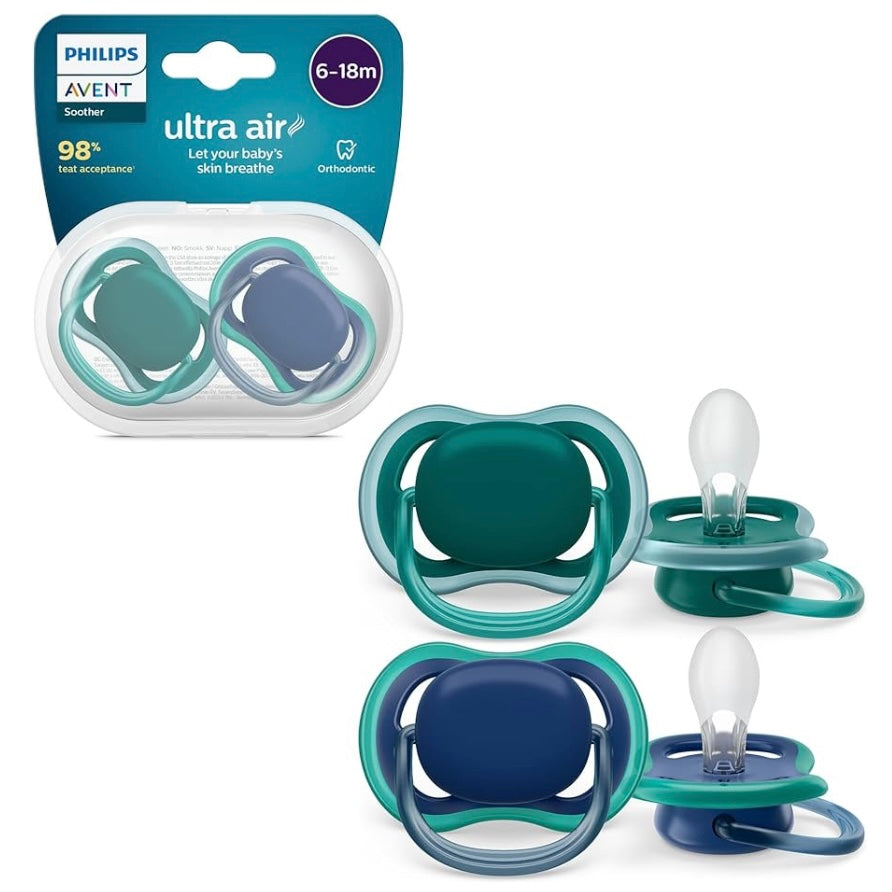 Set de 2 chupetes ultra air