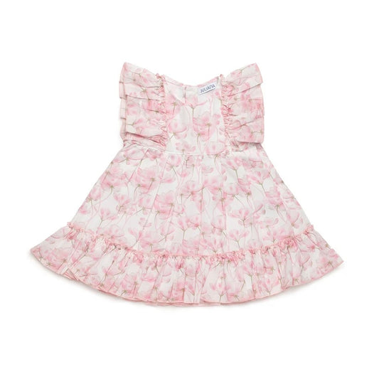 Vestido flores rosa