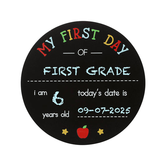 First & last day chalkboard