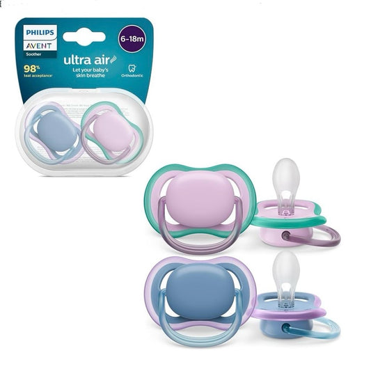 Set de 2 chupetes ultra air