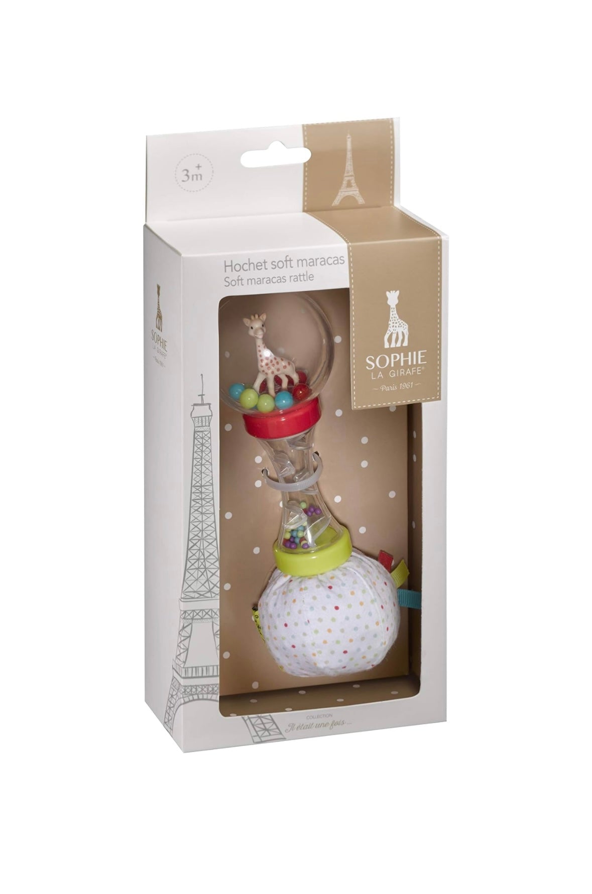 Sophie soft maracas rattle