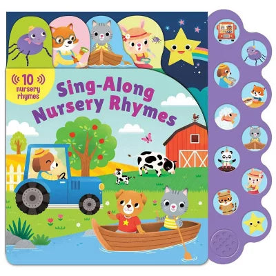 Sing-along nursery rhymes book