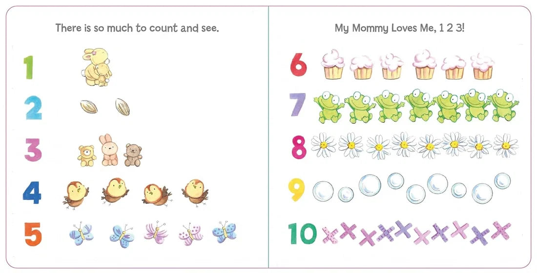 Libro - 123 Mommy loves me