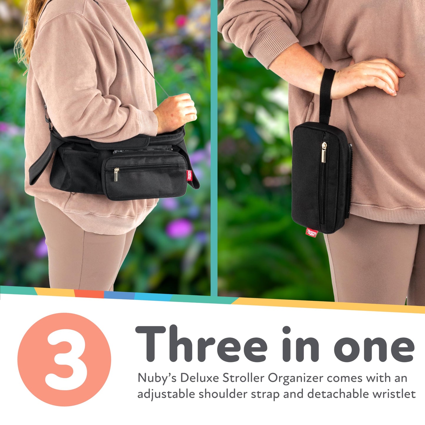 Nuby - deluxe stroller organizer