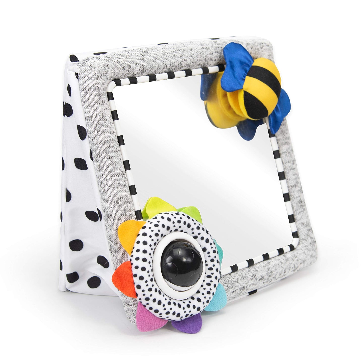 Tummy time floor mirror