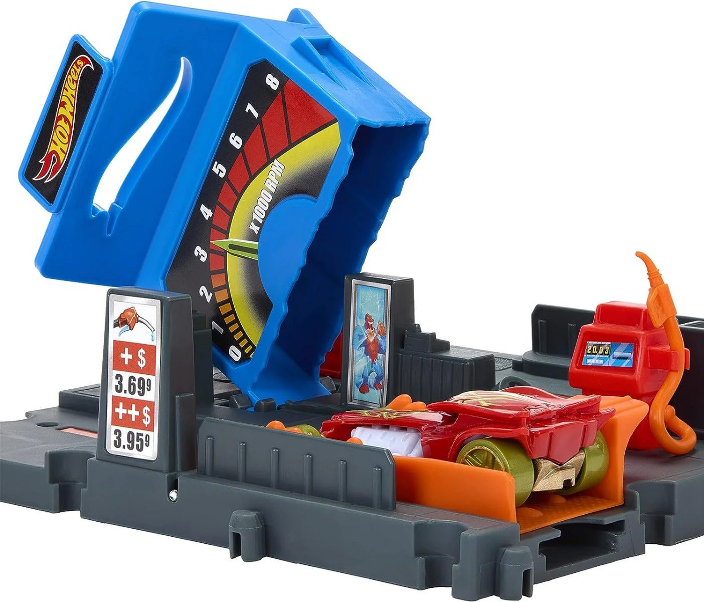 Hot wheels estacion de gasolina
