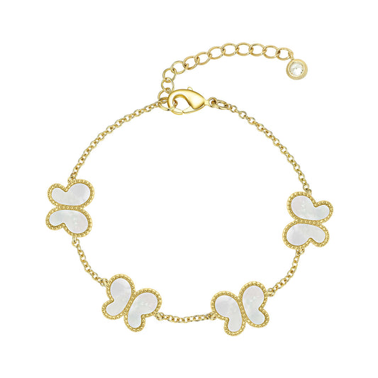 Mother of Pearl Butterfly Bracelet