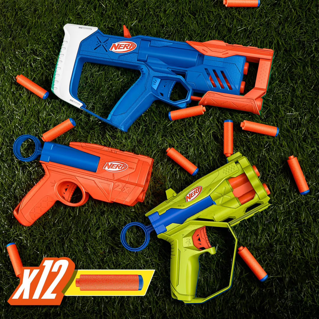 Nerf triple action pack