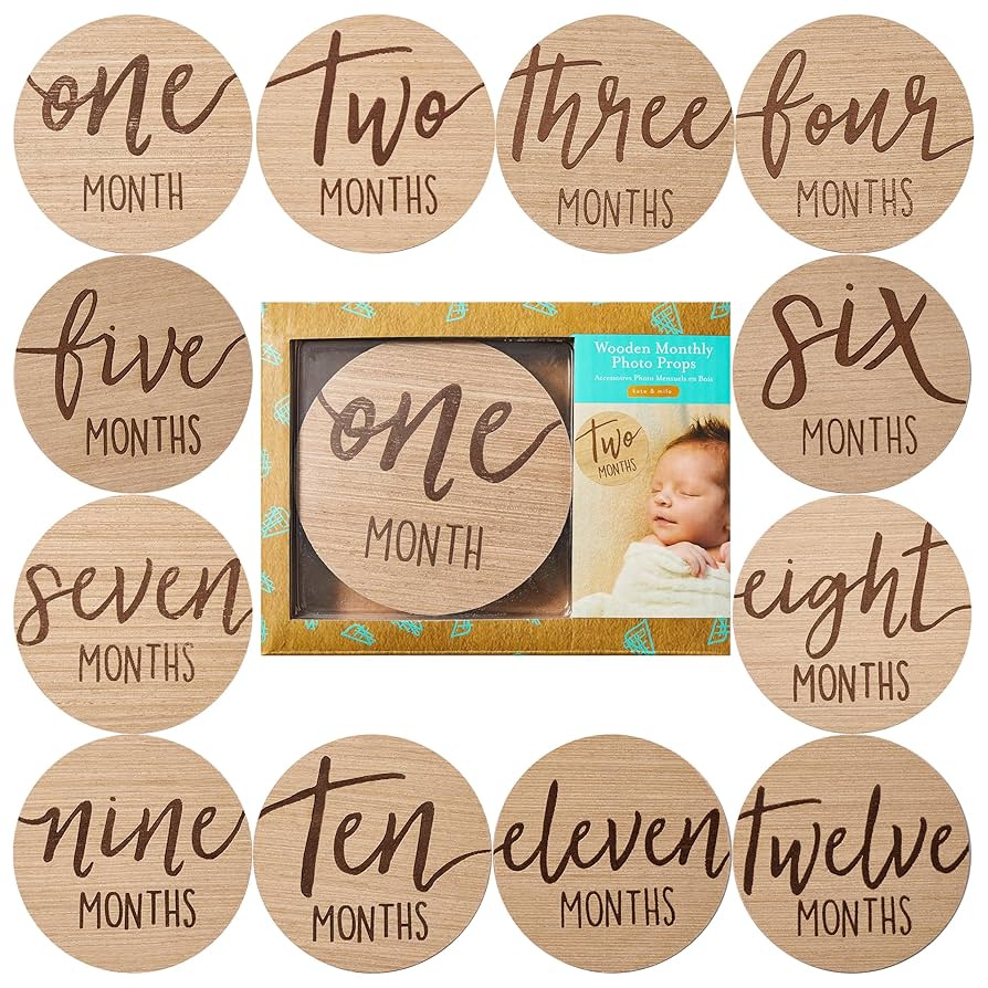 Monthly photo props