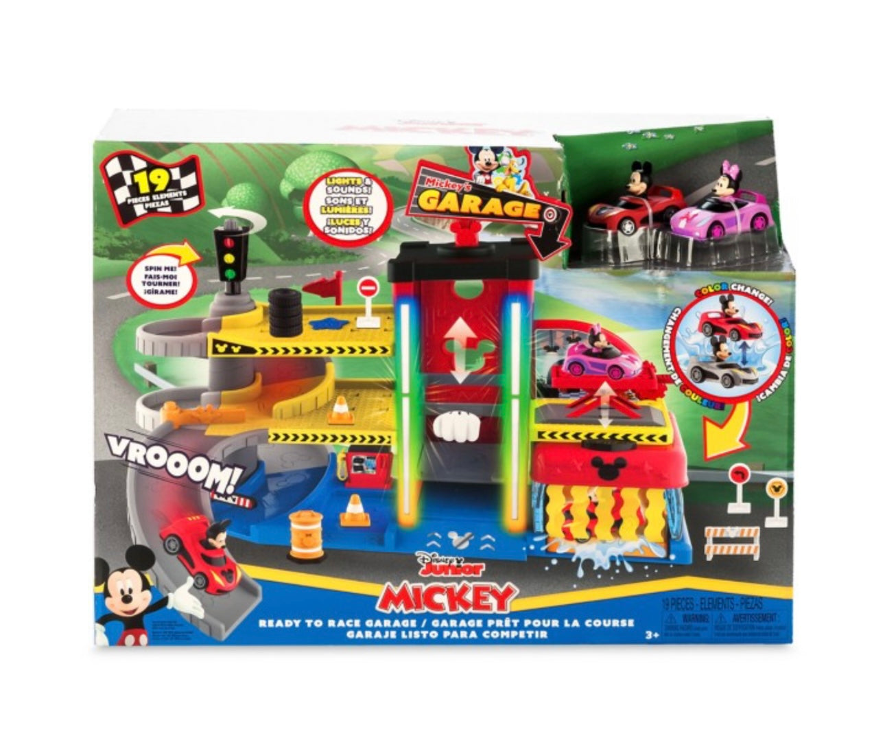 Mickey Mouse Ready to Race Garage Play Set T
