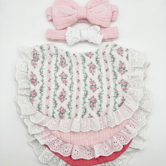 Set de baberos y diadema
