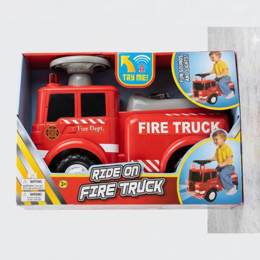 Ride on fire truck