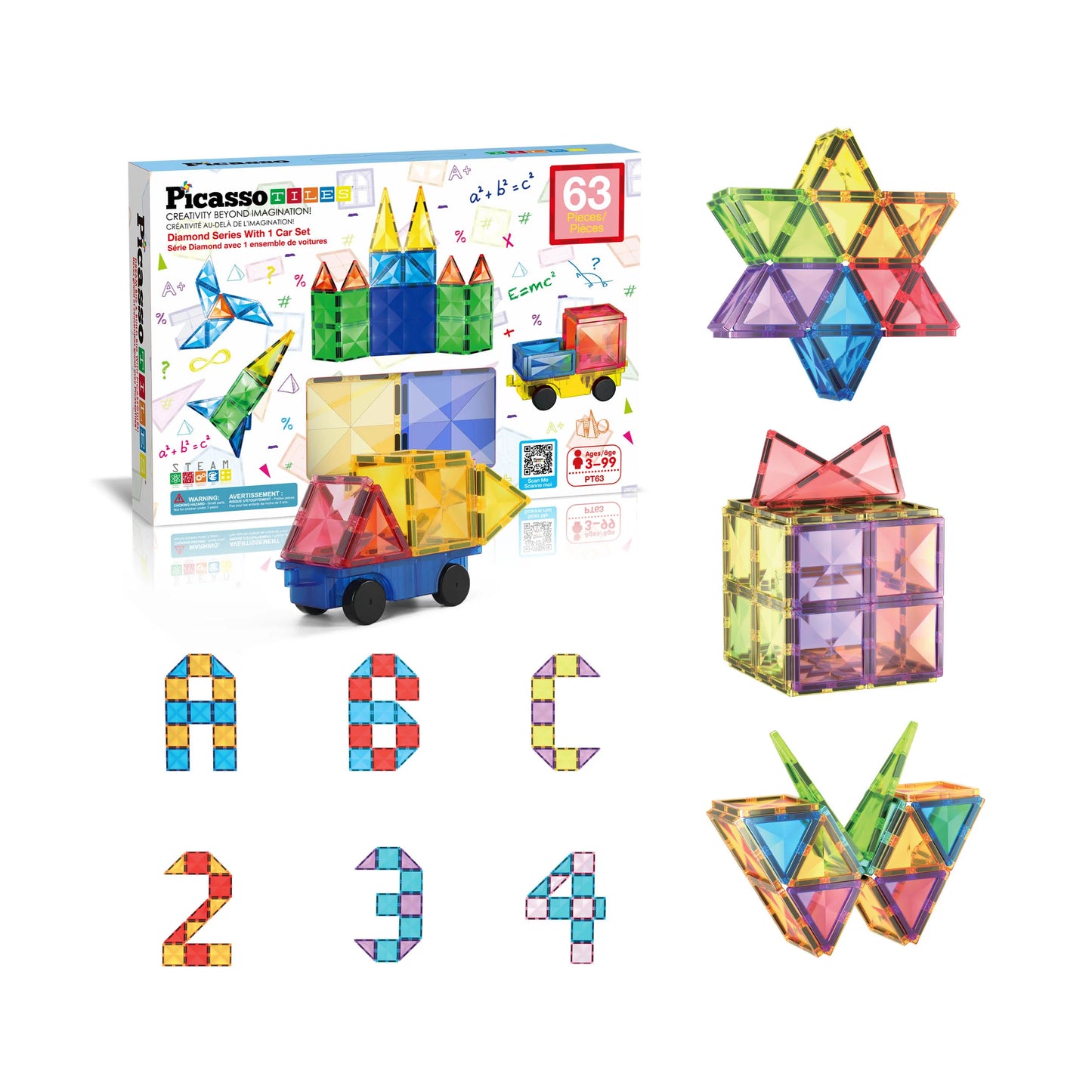 Magnetos picasso tiles 63 pcs