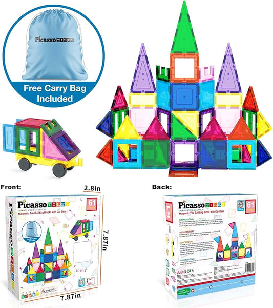 Magnetos picasso tiles 61 pc
