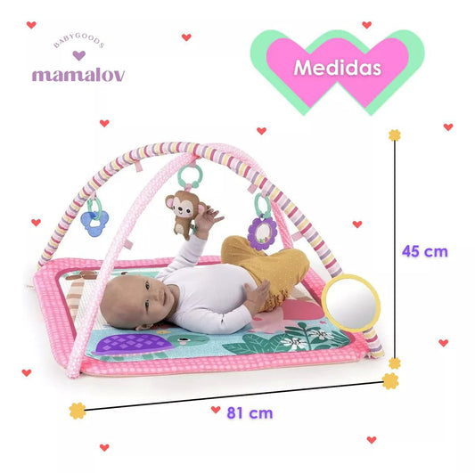 Floral safari activity gym