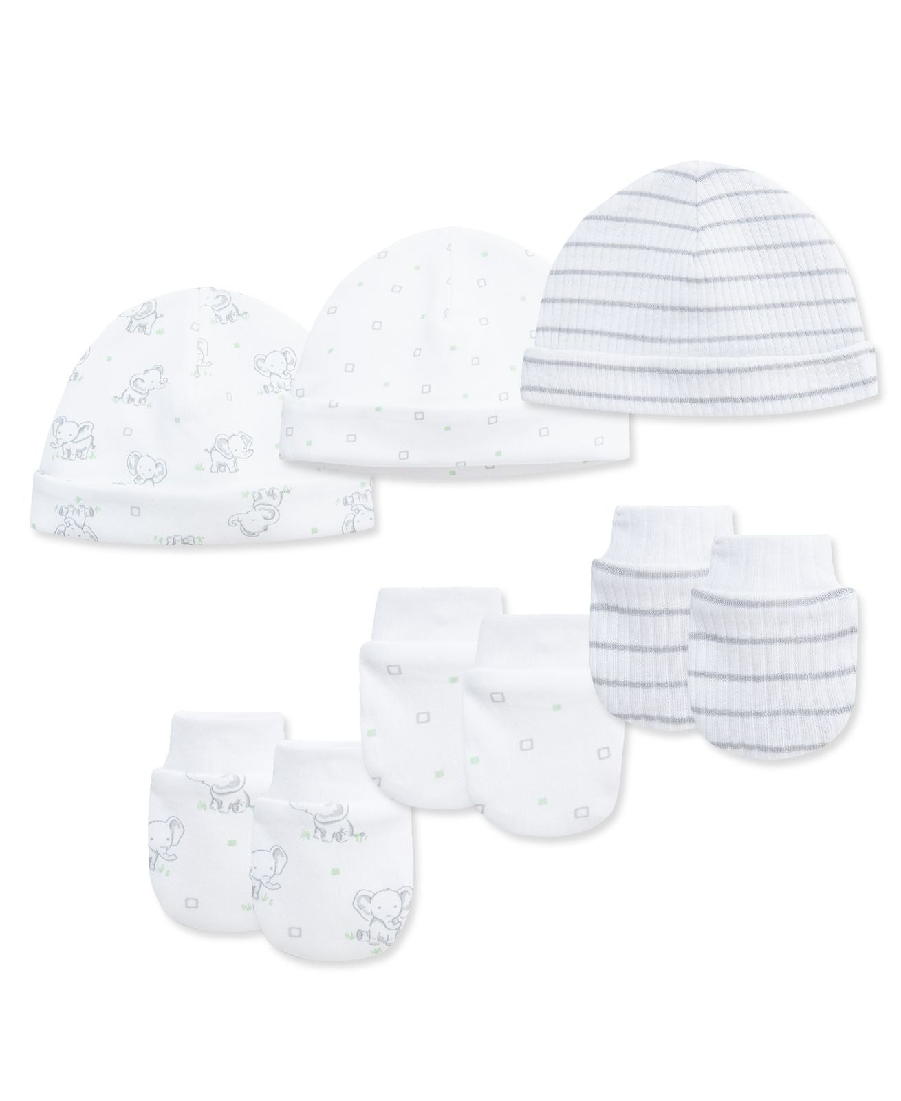 Set de gorros y guantes