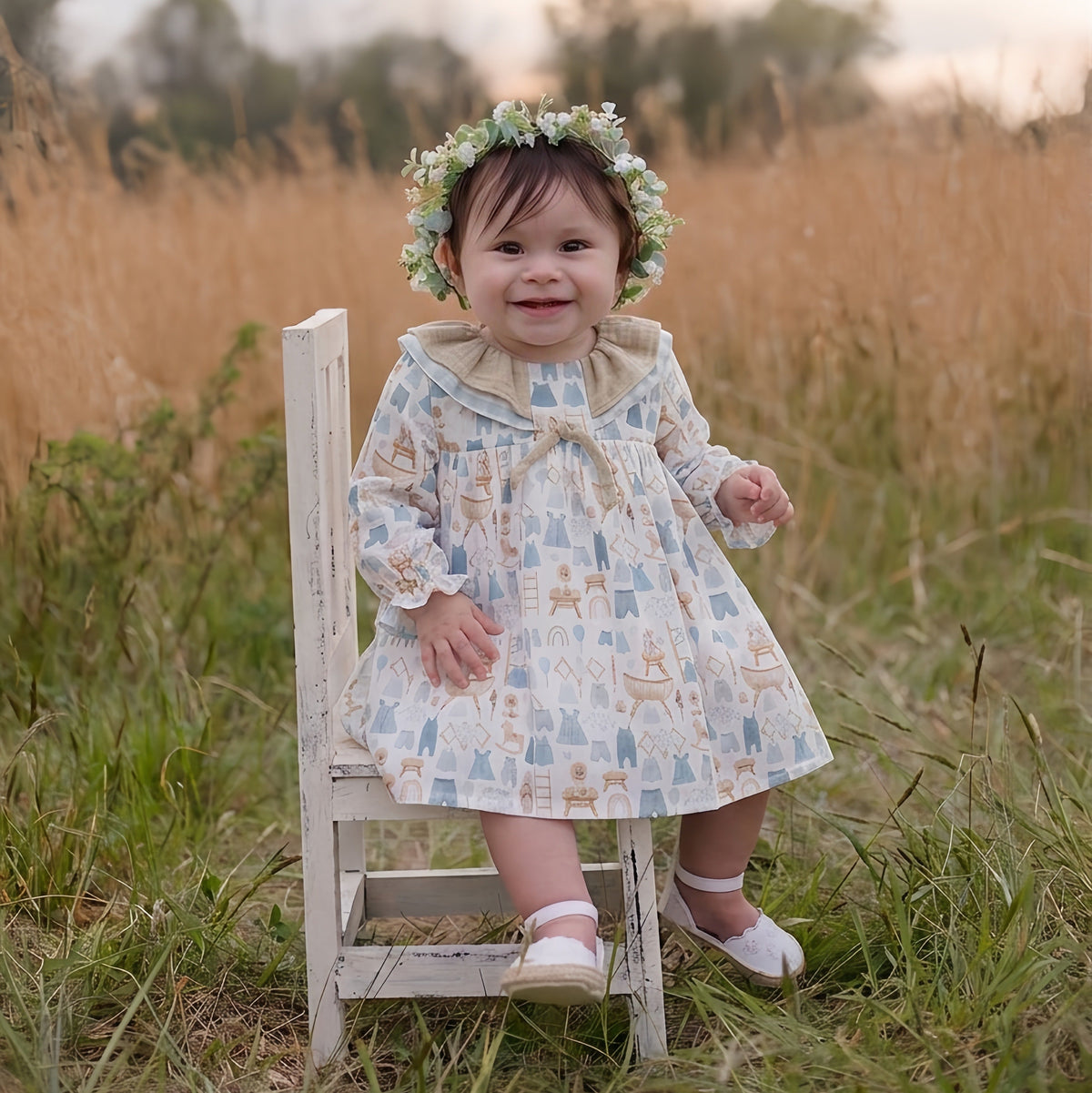 Vestido Celeste