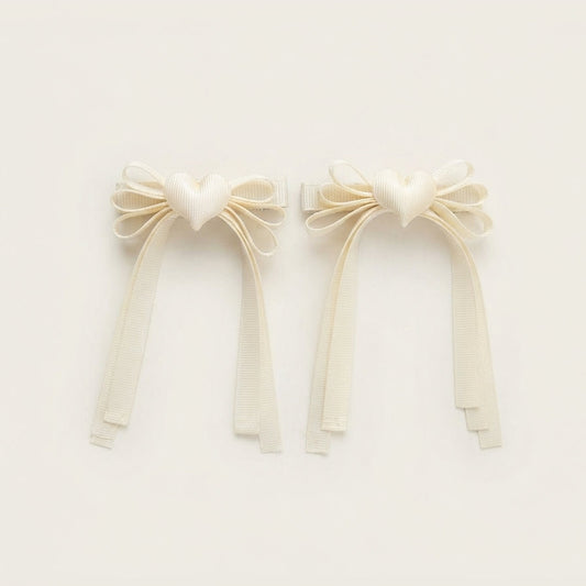 Clips para el cabello heart