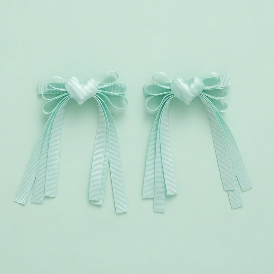 Clips para el cabello heart