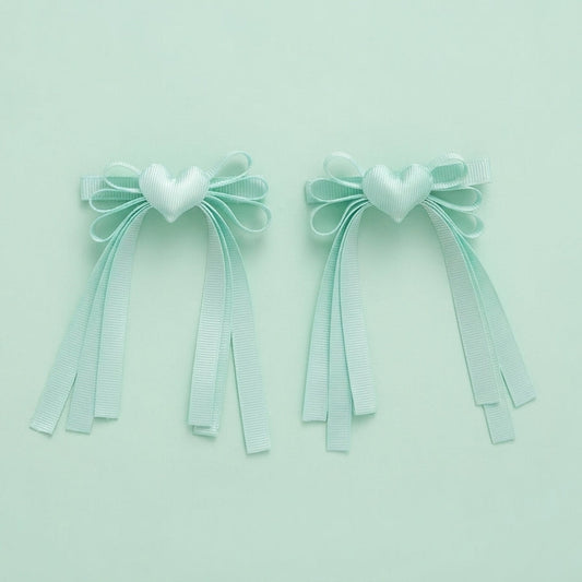 Clips para el cabello heart