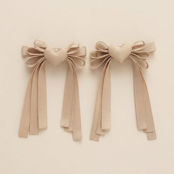 Clips para el cabello heart