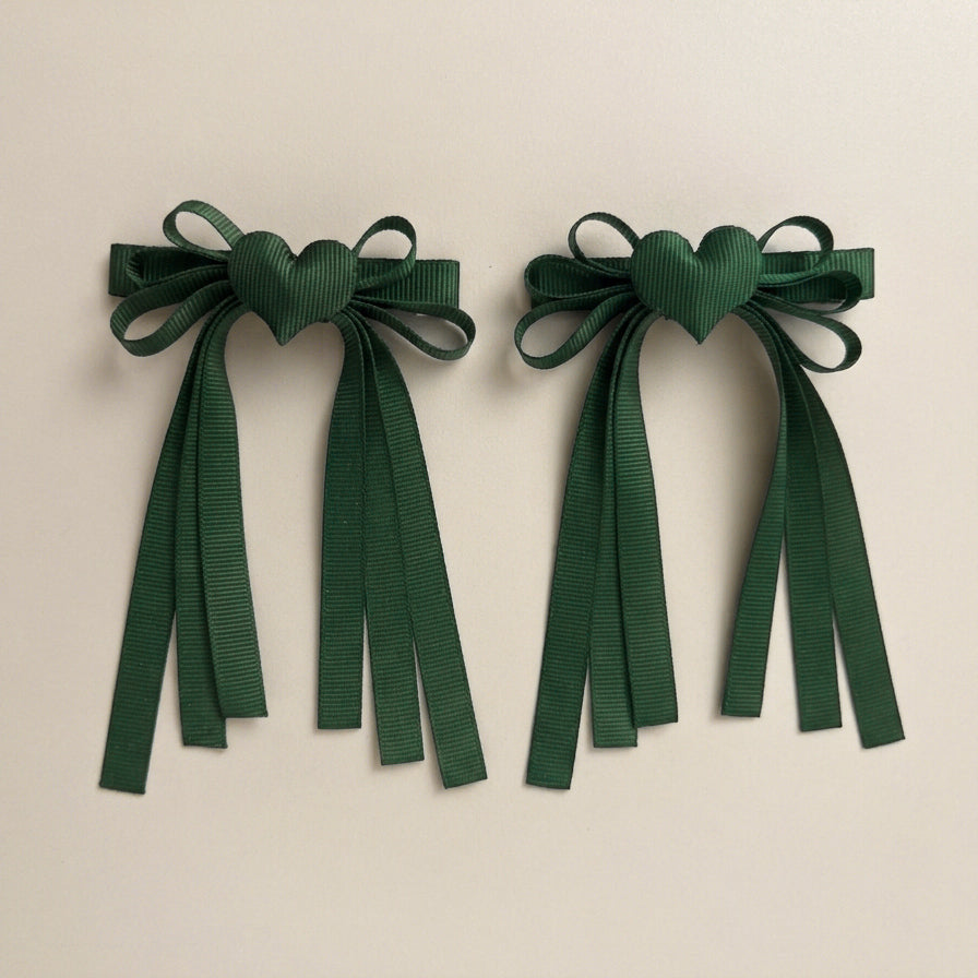 Clips para el cabello heart