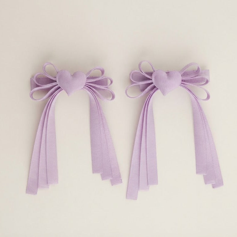 Clips para el cabello heart