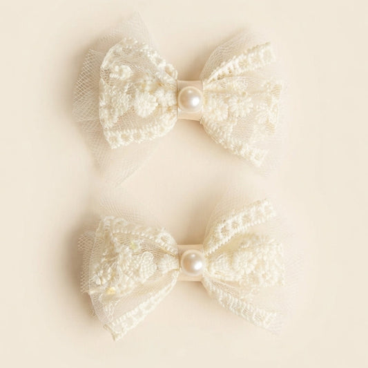 Clips para el cabello encaje